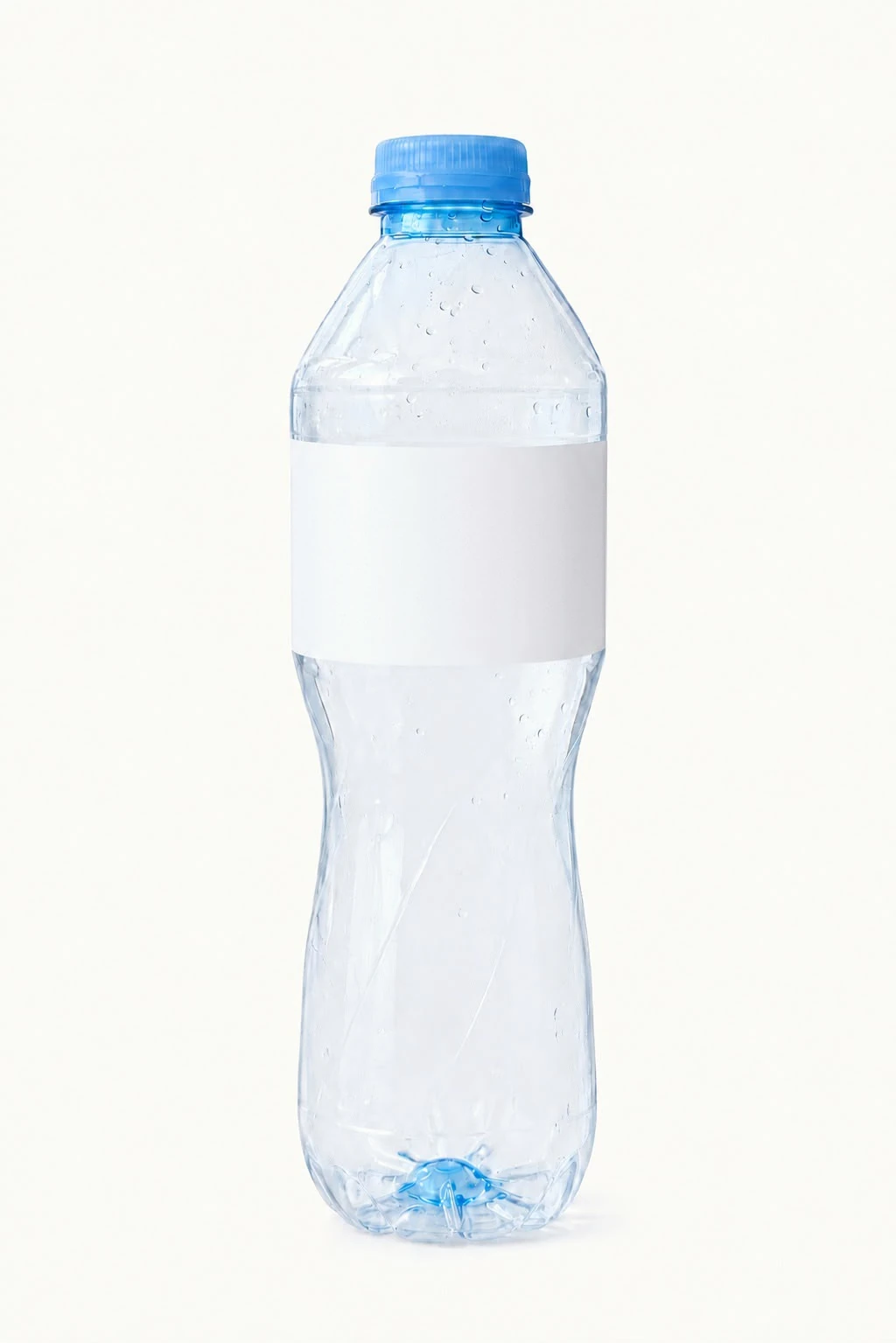 בקבוק מרווה עם תווית מותג